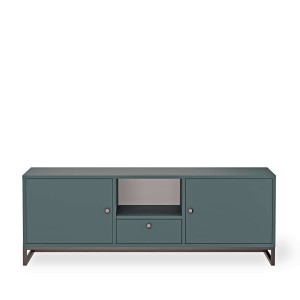 Szafka RTV metalowa z szufladą zielona - kolekcja Metalove (5).jpg