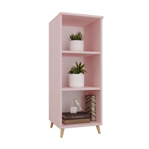 Regał skandynawski potrójny różowy - Kolekcja Scandi