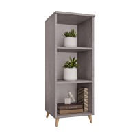 Regał skandynawski potrójny beton - Kolekcja Scandi 