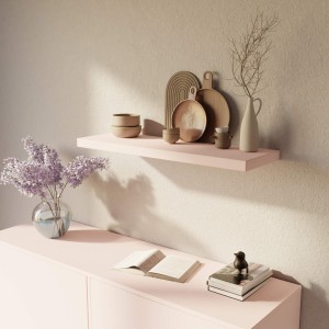 półka na książki do pokoju dziecięcego różowa