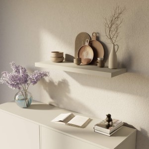 półka ścienna do pokoju dziecięcego szara