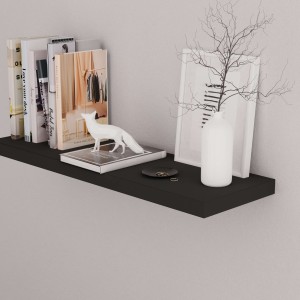 półka ścienna do pokoju dziecięcego czarna