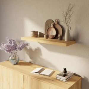 półka na ścianę do pokoju dziecięcego dąb złoty