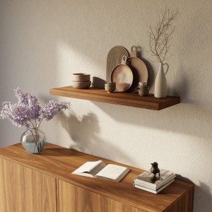 półka wisząca na książki dla dzieci orzech