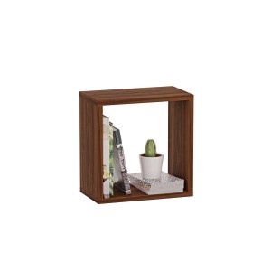 Półka kwadrat - Orzech