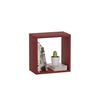 Półka kwadrat - Czerwony