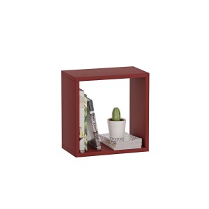 Półka kwadrat - Czerwony