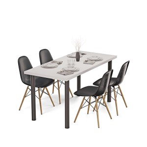 Stolik kuchenny z nogami okrągłymi - biały  (3).jpg