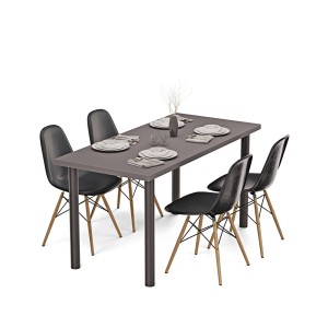 Stolik kuchenny z nogami okrągłymi - grafit (3).jpg