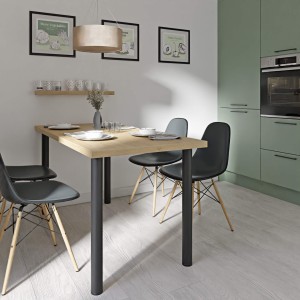 Stolik kuchenny z nogami okrągłymi - dąb kamienny (5).jpg