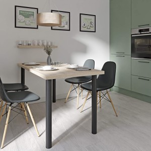 Stolik kuchenny z nogami okrągłymi - dąb sonoma (5).jpg