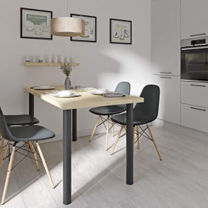 Stolik kuchenny z nogami okrągłymi - dąb artisan (5).jpg