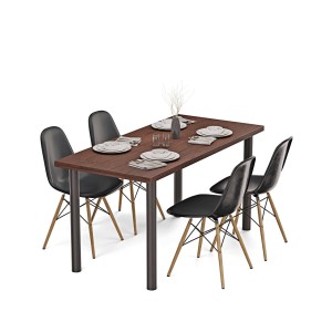 Stolik kuchenny z nogami okrągłymi - wenge (3).jpg