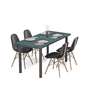 Stolik kuchenny z nogami okrągłymi - zielony (3).jpg