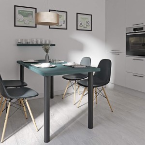 Stolik kuchenny z nogami okrągłymi - zielony (5).jpg