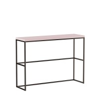 Stolik barowy loft - Różowy