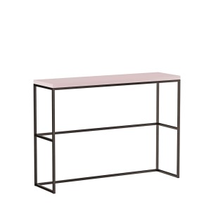 Stolik barowy loft - Różowy