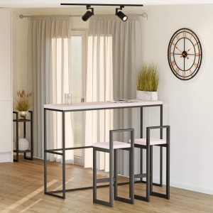 Stolik barowy loft - różowy (4).jpg