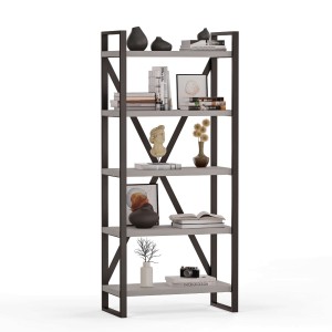 Regał Metalowy Loftowy Industrialny Szary