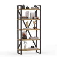 Regał Metalowy Loftowy Industrialny Dąb kamienny