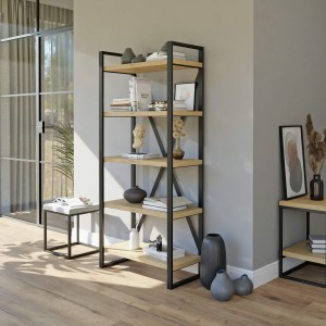 regał loftowy - dąb kamienny (5).jpg