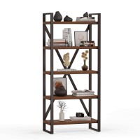 Regał Metalowy Loftowy Industrialny Orzech