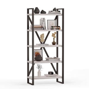 Regał Metalowy Loftowy Industrialny Sosna