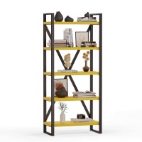 Regał Metalowy Loftowy Industrialny Żółty