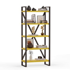Regał Metalowy Loftowy Industrialny Żółty