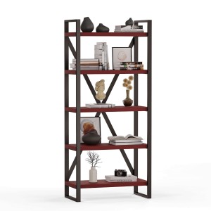 Regał Metalowy Loftowy Industrialny Czerwony