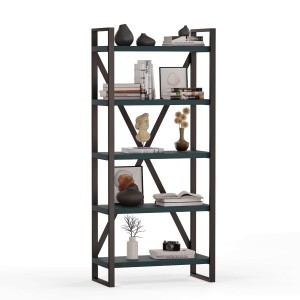 Regał Metalowy Loftowy Industrialny Zielony