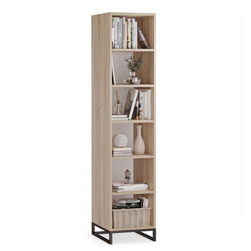 Regał pojedynczy - dąb sonoma (1).jpg