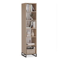 Regał metalowy pojedynczy cappuccino - kolekcja Metalove