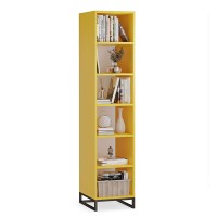 Regał metalowy pojedynczy żółty - kolekcja Metalove