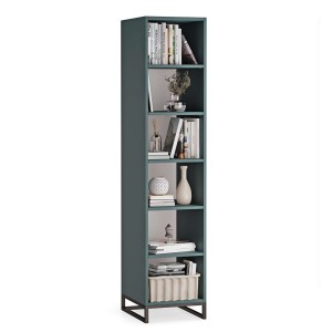 Regał metalowy pojedynczy zielony - kolekcja Metalove