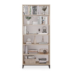 regał podwójny metalowy - dąb sonoma (4).jpg