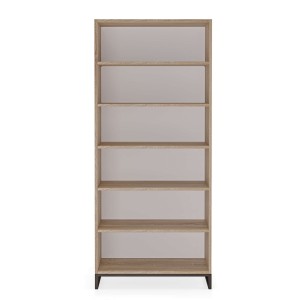 regał podwójny metalowy - dąb sonoma (5).jpg