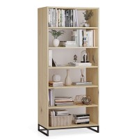 Regał metalowy podwójny dąb artisan - kolekcja Metalove