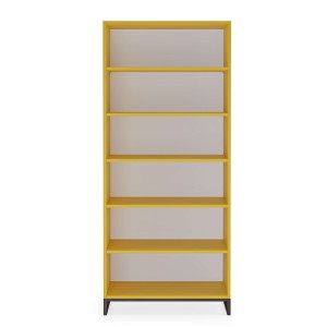 regał podwójny metalowy - żółty (5).jpg