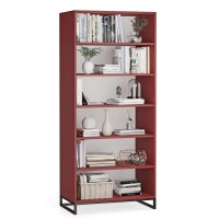 Regał metalowy podwójny czerwony - kolekcja Metalove