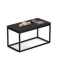 Stolik podłużny metalowy - Czarny