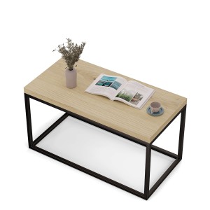 Stolik podłużny metalowy - dąb artisan (2).jpg