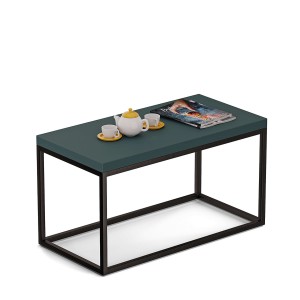 Stolik podłużny metalowy - Zielony