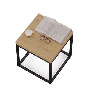 Stolik nocny metalowy - dąb kamienny (2).jpg