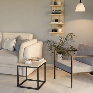 Stolik nocny metalowy - dąb sonoma (4).jpg