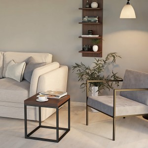 Stolik nocny metalowy - wenge (4).jpg