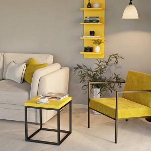 Stolik nocny metalowy - żółty (5).jpg