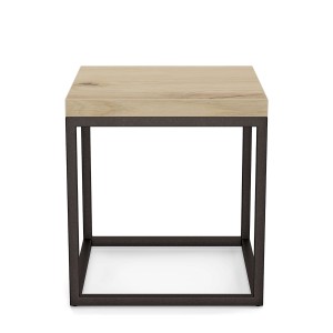 Stolik kawowy  metalowy - dąb artisan (3).jpg