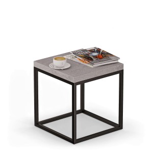 Stolik kawowy metalowy - Beton