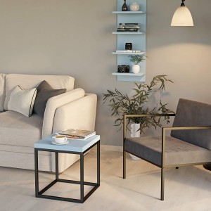 Stolik kawowy  metalowy - niebieski (5).jpg